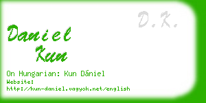 daniel kun business card